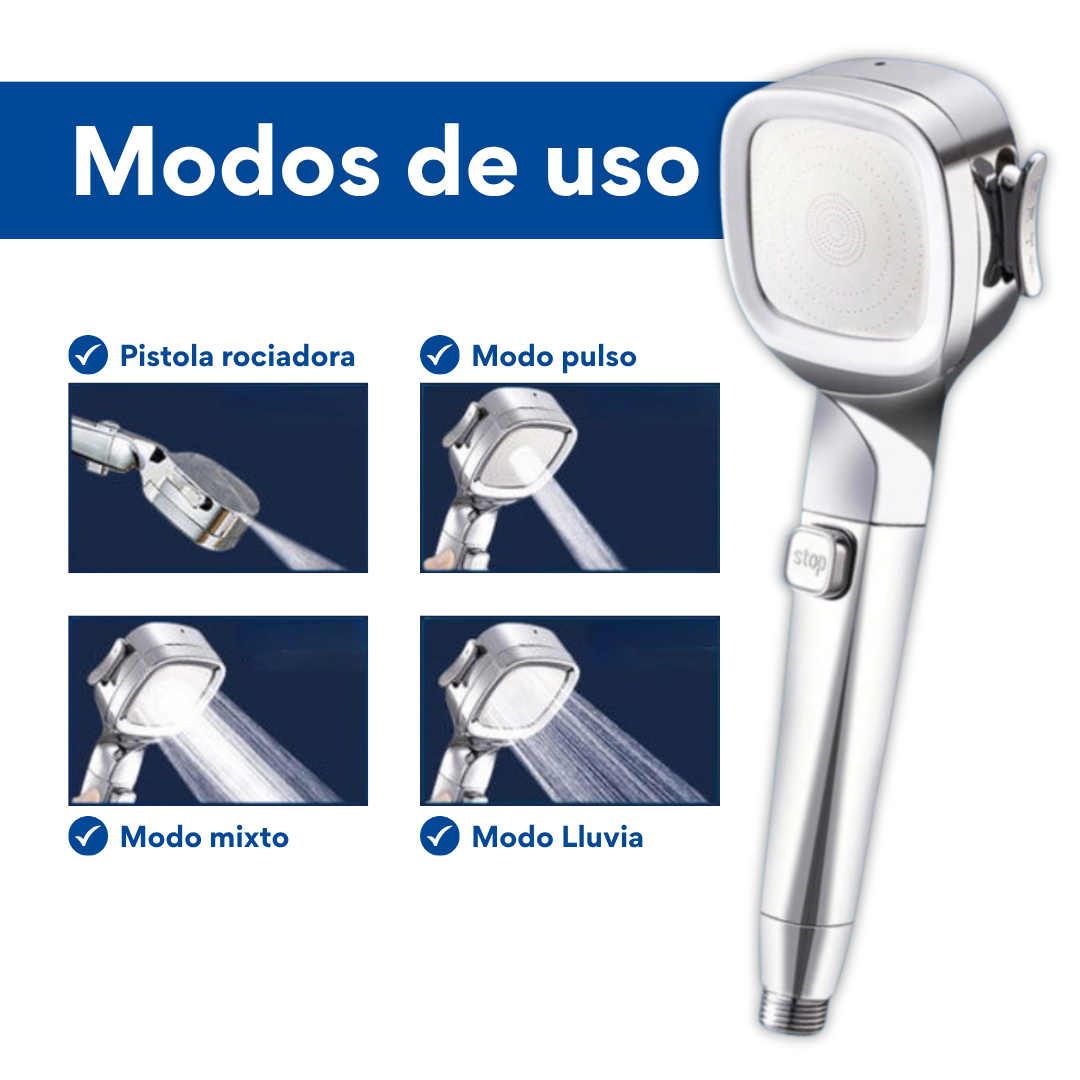 CABEZAL DE DUCHA CON MANGUERA